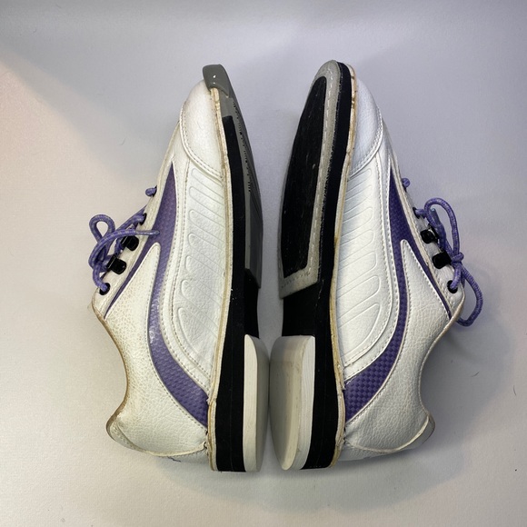 Dyno-thane / Dynorooz Pro Sport Bowling Shoes Is Women’s 7.5 White/purple - Picture 6 of 8